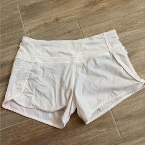 lululemon athletica White Athletic Shorts